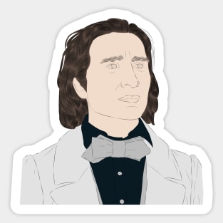 Franz Liszt - Portrait Sticker